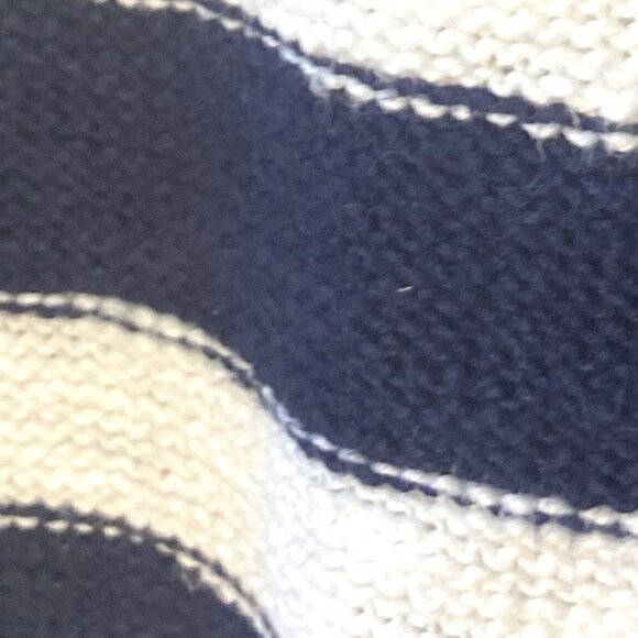 Gap SZS Oversized Hooded Navy & White  Cardigan Timeless Coastal Nautical Preppy - Picture 9 of 9